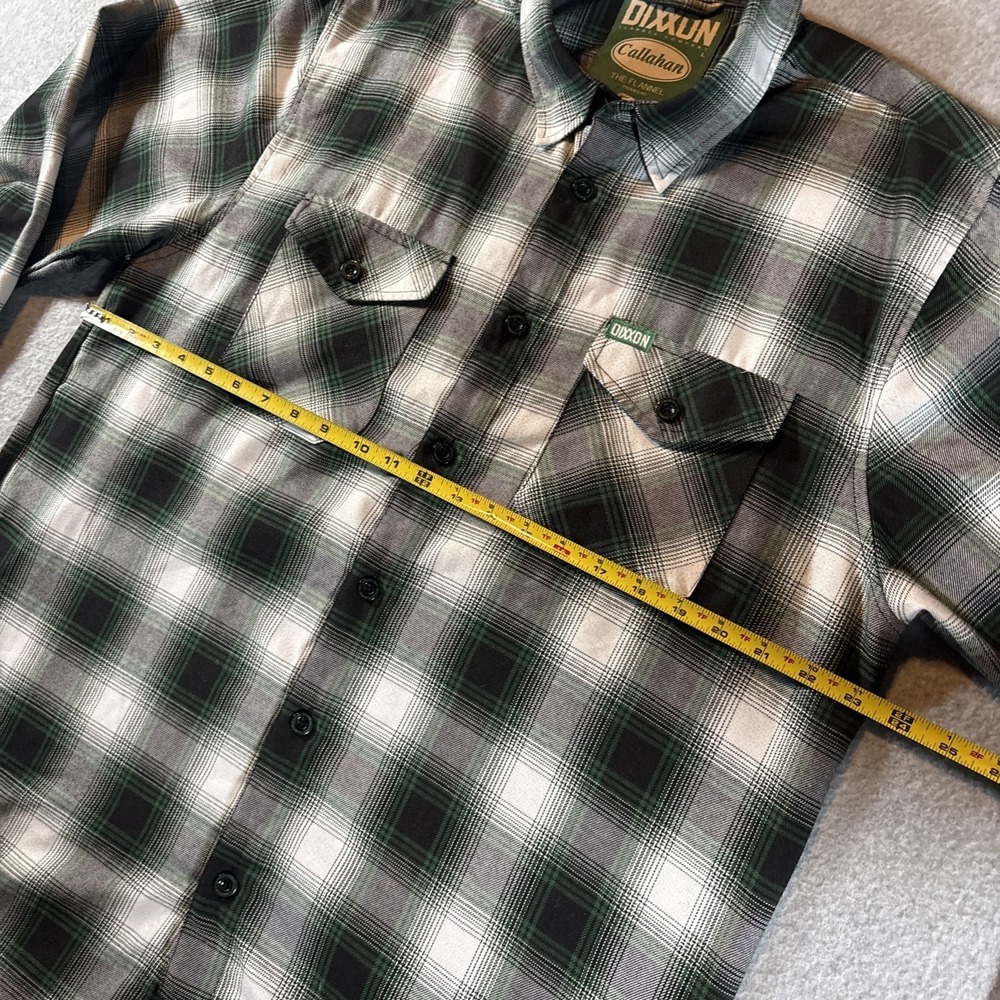 DIXXON Flannel Company Callahan Green Plaid Long Sleeve Men's Sz L Excellent Con - Picture 8 of 15